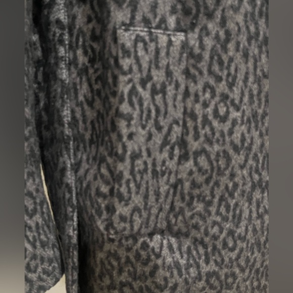 MARVIN RICHARDS NEW YORK, Leopard Print Belted PEA COAT. SIZE P/ L - Picture 6 of 8